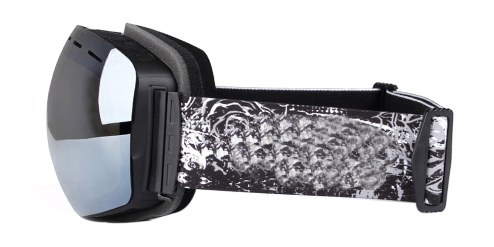 Matrix Aspen Prescription Ski and Snowboard Goggles Silver - Dual Layer Anti Fog Lenses - Impact Resistance and UV Blocking Snow Glasses - Image 10