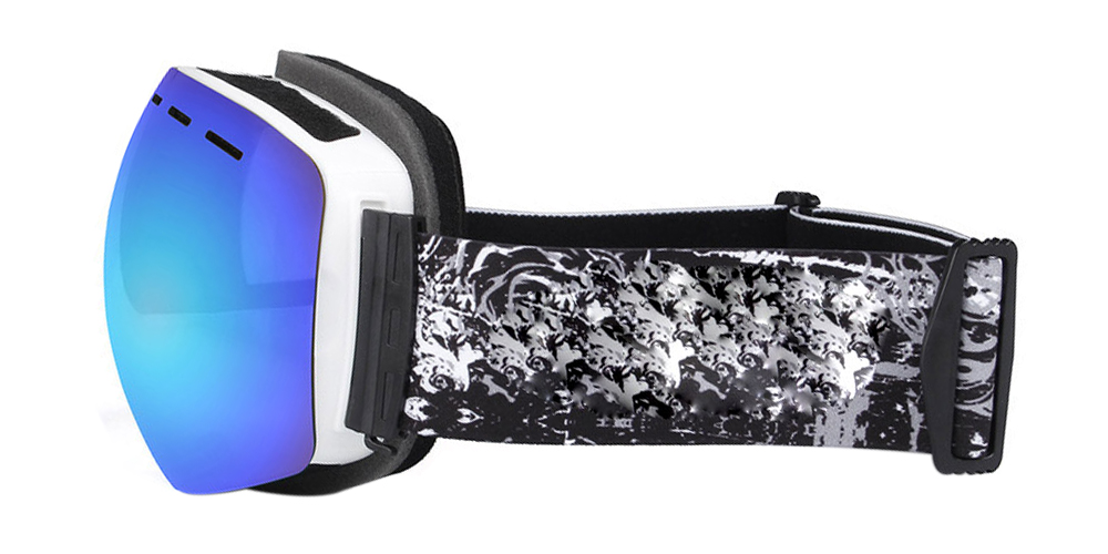 Matrix Aspen Prescription Ski and Snowboard Goggles Blue - Dual Layer Anti Fog Lenses - Impact Resistance and UV Blocking Snow Glasses - Image 10