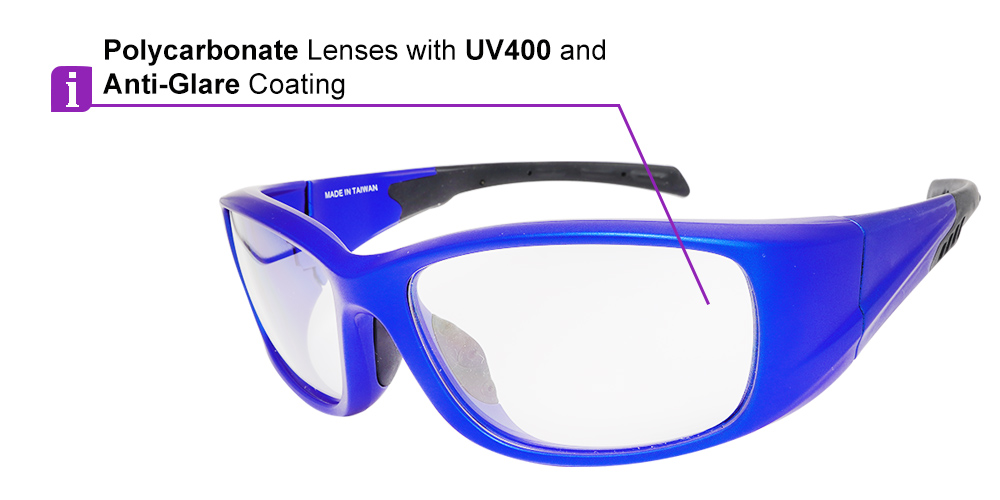 Matrix Whitney Prescription Safety Glasses -Unisex Rx Sports, Safety Glasses for, Basketball, Mountain and Road Bike - Image 5
