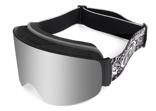 Matrix SilverStar Prescription Ski and Snowboard Goggles Silver - Dual Layer Anti Fog Lenses - Impact Resistance and UV Blocking Lenses - Image 3
