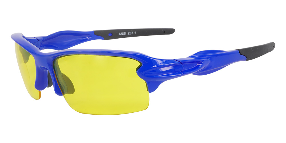 Matrix S713 Prescription Safety Sports Sunglasses Blue - Running, Cycling or Baseball Glasses - Image 6