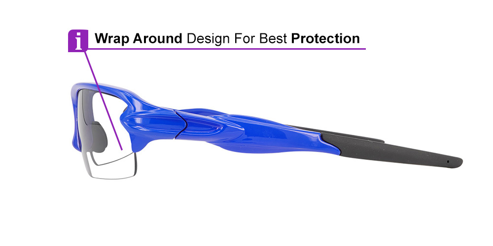 Matrix S713 Blue Prescription Safety Glasses ANSI Z87.1 - Industrial, Construction or Tactical - Image 6