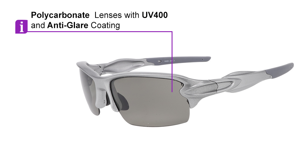 Matrix S713G Prescription Safety Sports Sunglasses - Running, Cycling or Baseball Glasses - Image 8