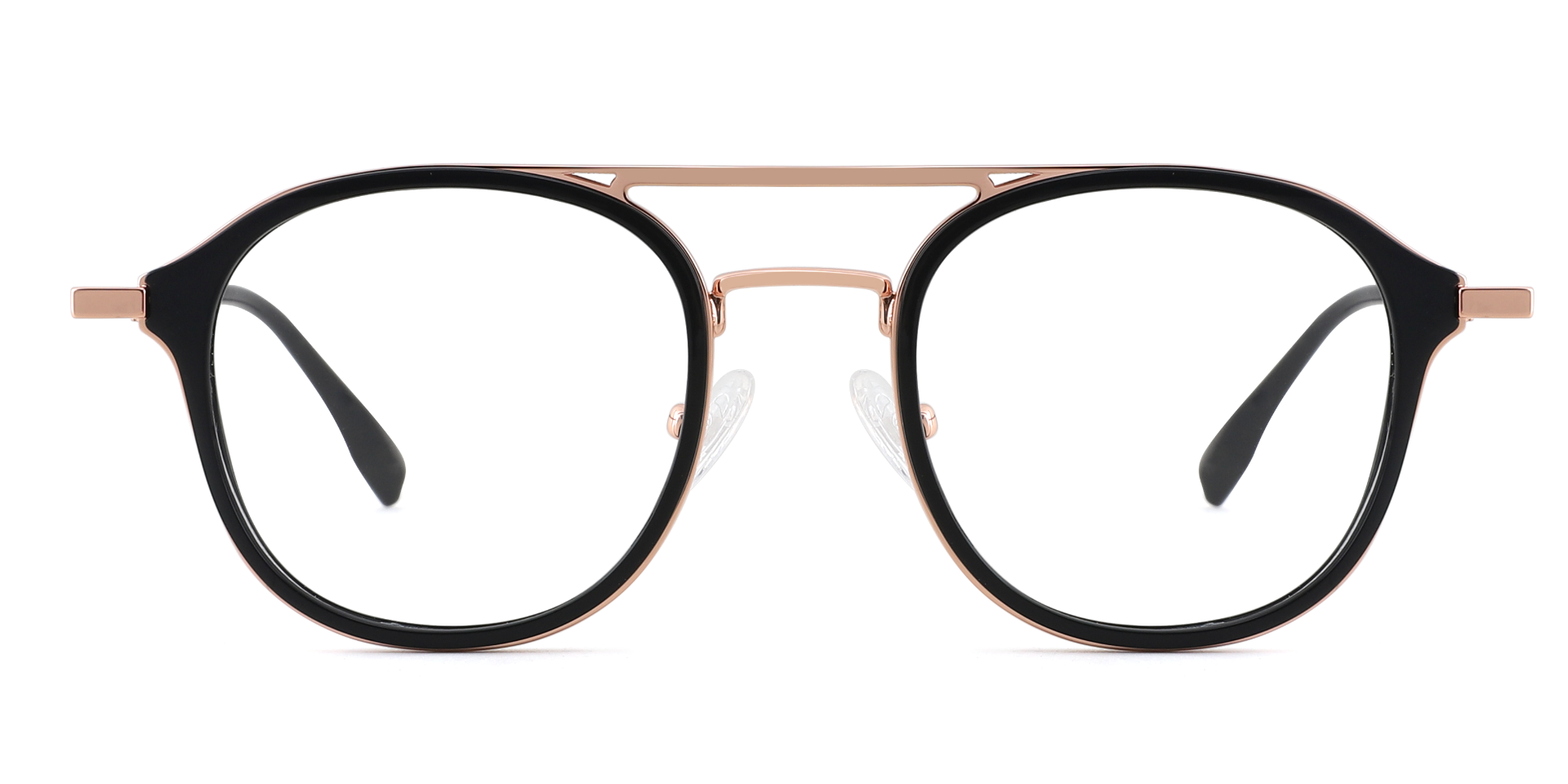 Nipomo Prescription Eyeglasses black gold - Image 2