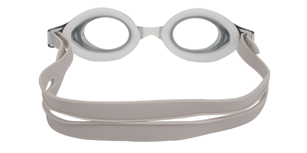 Pismo Prescription Swimming Goggle - Grey Swimming Glasses - Nose Clip, Ear Plugs and Watertight Case Included - Image 3