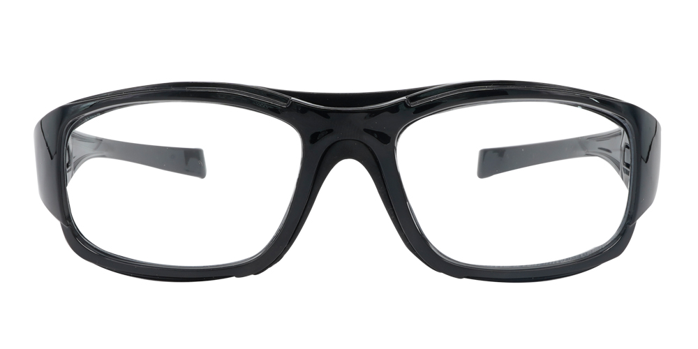 Alberta Black Prescription Sports Goggles - Interchangeable temple arms and headband - Soccer, Basketball, Baseball - Image 4