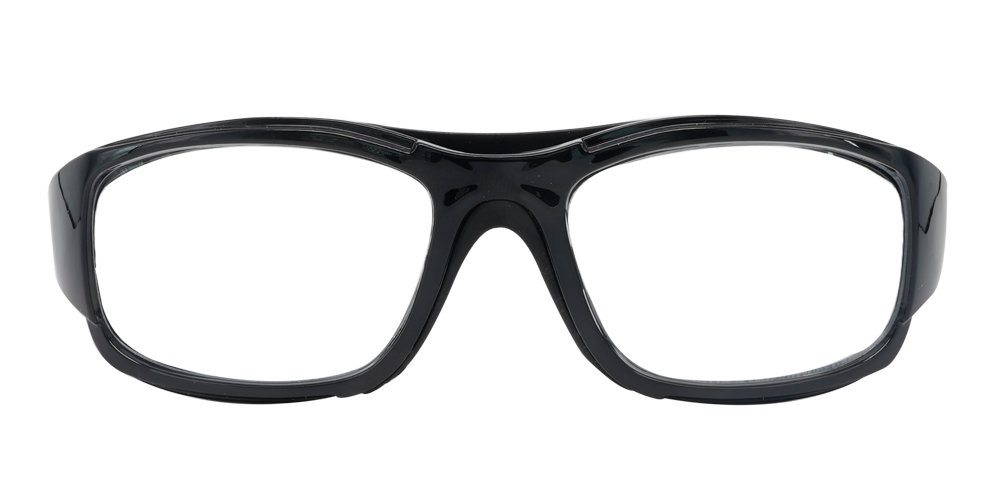 Alberta Black Prescription Sports Goggles - Interchangeable temple arms and headband - Soccer, Basketball, Baseball - Image 3