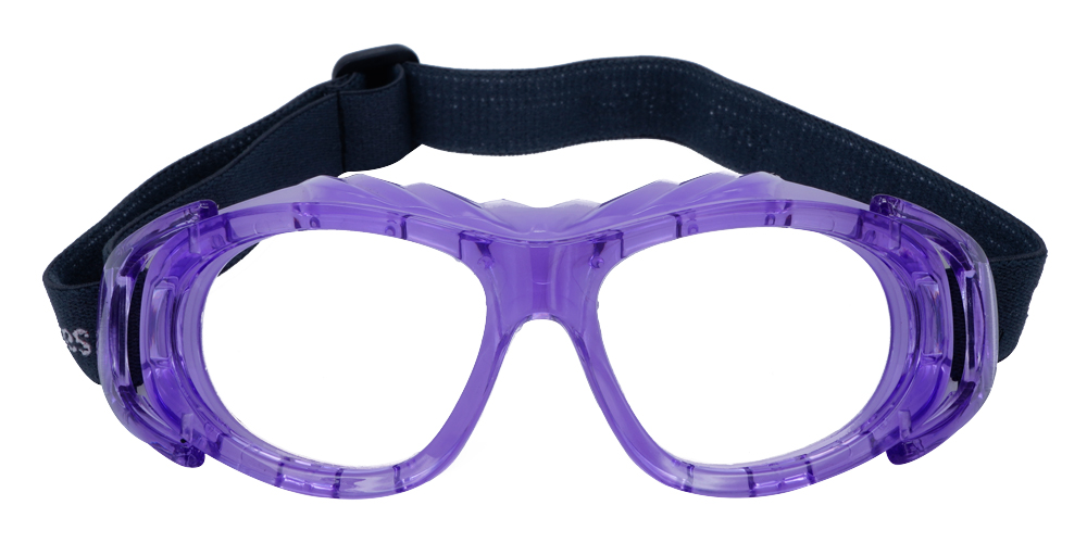 Robson Purple Prescription Sports Goggles - Soft Gel Padding - Soccer, Football, Basketball, Baseball - Image 8