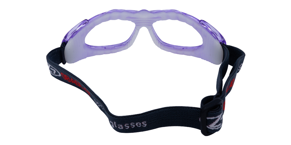 Robson Purple Prescription Sports Goggles - Soft Gel Padding - Soccer, Football, Basketball, Baseball - Image 9