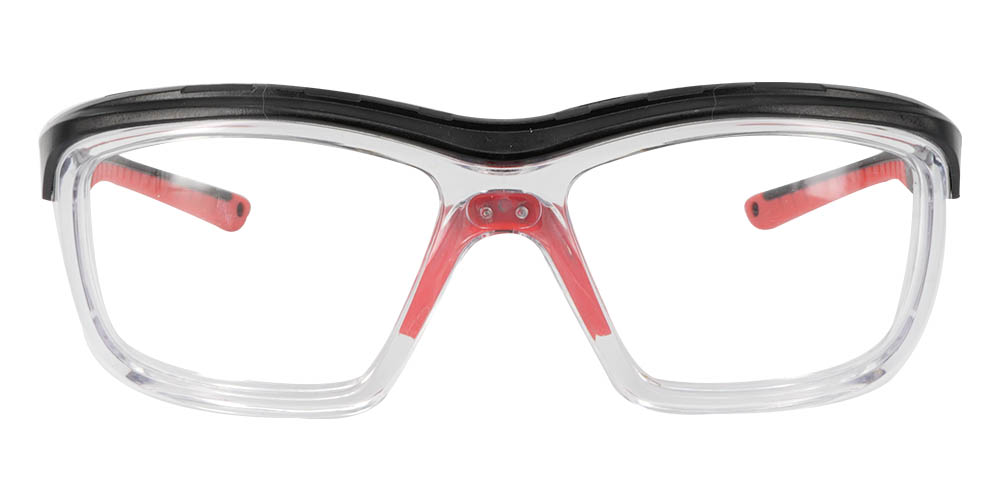 Fusion Omaha Prescription Safety Glasses Red Clear - - ANSI Z87.1 Certified Stamped - Image 8