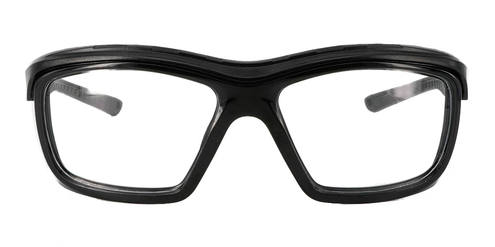 Fusion Omaha Prescription Safety Glasses Black - - ANSI Z87.1 Certified Stamped - Image 2