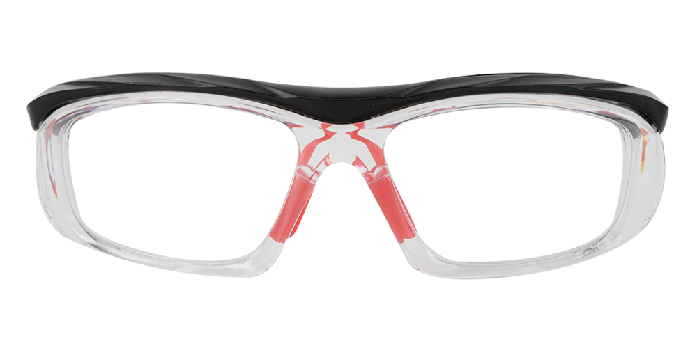 Fusion Plano Prescription Safety Glasses Red - ANSI Z87.1 Certified Stamped - Image 4