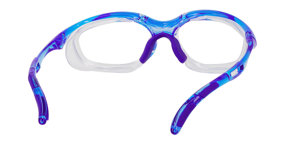Fusion Toledo Prescription Safety Glasses Blue - ANSI Z87.1 Certified Stamped - Image 6