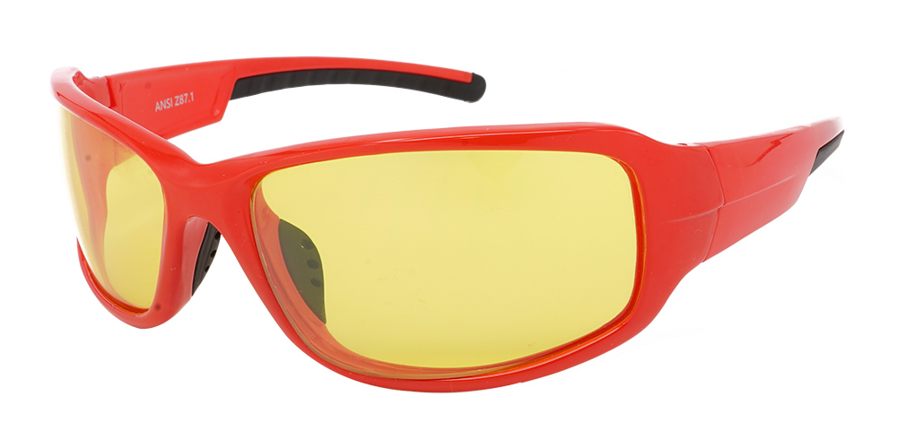 Tacoma Prescription Sports Sunglasses Red -- ANSI Z87.1 Certified - Image 3