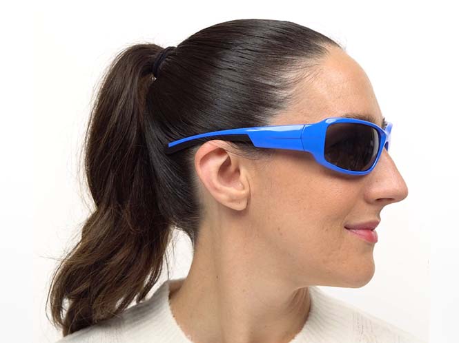 Tacoma Prescription Sports Sunglasses Blue -- ANSI Z87.1 Rated - Image 8