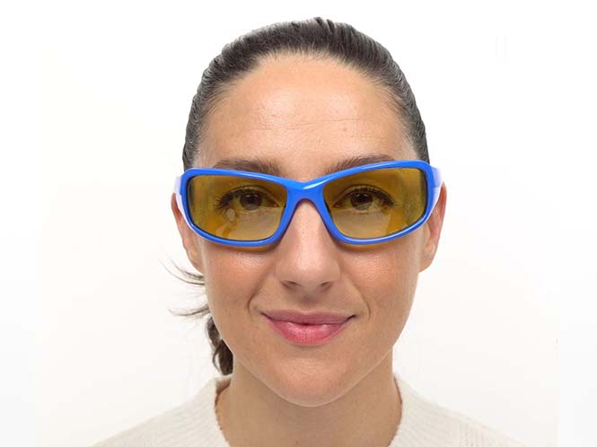 Tacoma Prescription Sports Sunglasses Blue -- ANSI Z87.1 Rated - Image 9