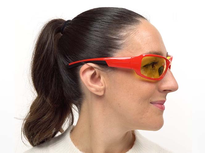 Tacoma Prescription Sports Sunglasses Red -- ANSI Z87.1 Certified - Image 7