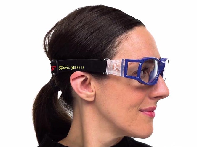 Berkley Rx Baseball Basketball Football Goggle Blue - Unisex Prescription Sports Glasses - Image 5