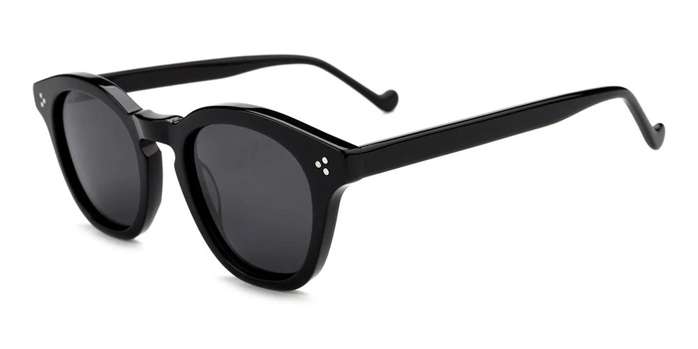 Exeter Prescription Sunglasses Black Acetate - Image 2