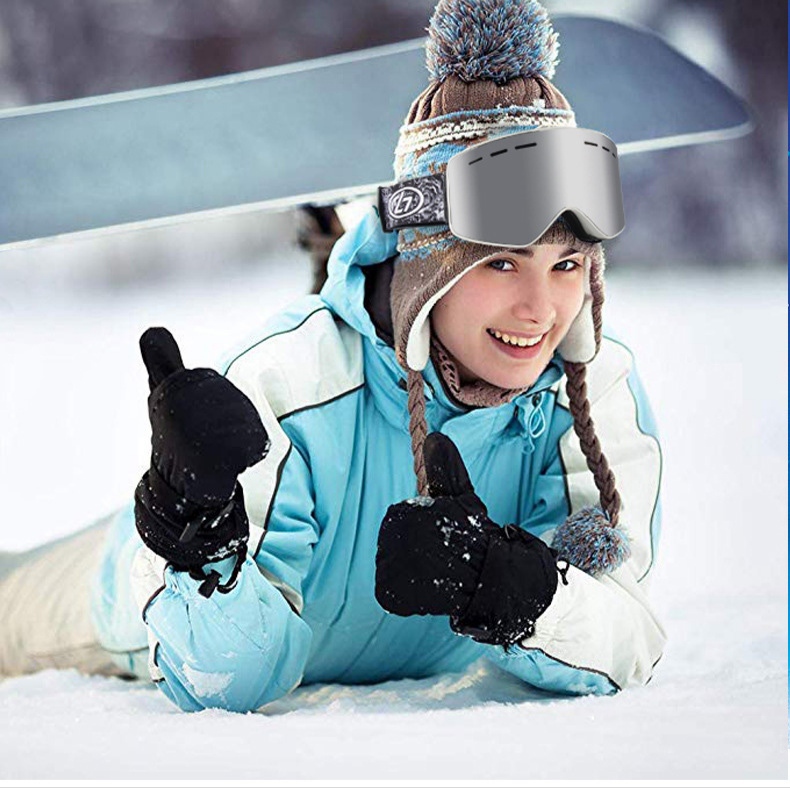Matrix Blackcomb Prescription Ski and Snowboard Goggles Red - Dual Anti Fog Lenses - Impact Resistance and Magnetic Interchangeable Lenses - Image 11