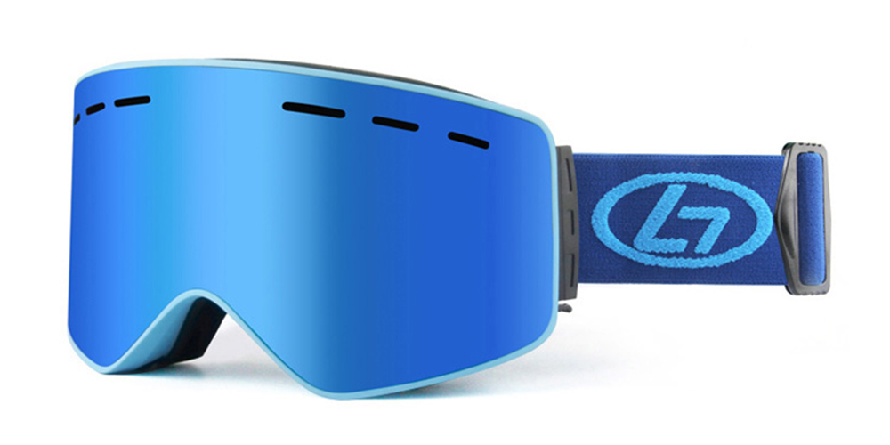 Matrix Blackcomb Prescription Ski and Snowboard Goggles Blue - Dual Anti Fog Lenses - Impact Resistance and Magnetic Interchangeable Lenses - Image 9