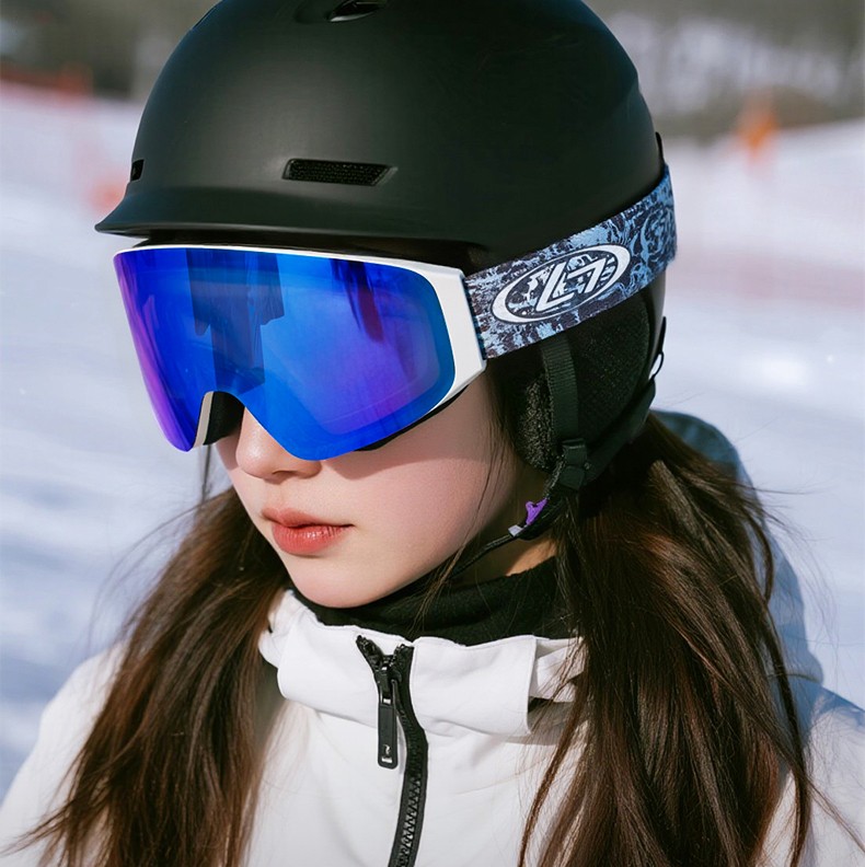 Flip Up Keystone Prescription Ski and Snowboard Goggles Silver - Flip Up Design - Dual Layer Anti Fog Lenses - Impact Resistance and UV Blocking Lenses - Image 12