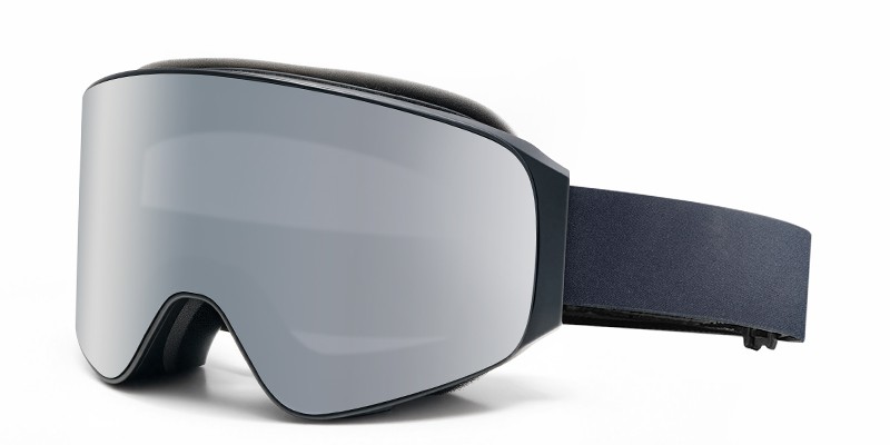 Flip Up Keystone Prescription Ski and Snowboard Goggles Silver - Flip Up Design - Dual Layer Anti Fog Lenses - Impact Resistance and UV Blocking Lenses - Image 2