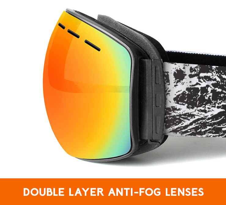 Flip Up Keystone Prescription Ski and Snowboard Goggles Matte Purple - Flip Up Design - Dual Layer Anti Fog Lenses - Impact Resistance and UV Blocking Lenses - Image 5