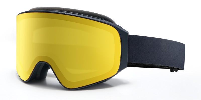 Flip Up Keystone Prescription Ski and Snowboard Goggles Yellow - Dual Layer Anti Fog Lenses - Impact Resistance and UV Blocking Lenses - Image 2
