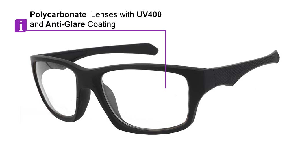 Spokane Rx Safety Glasses - Unisex Precription Sports & Safety Glasses for Basketball - Image 5