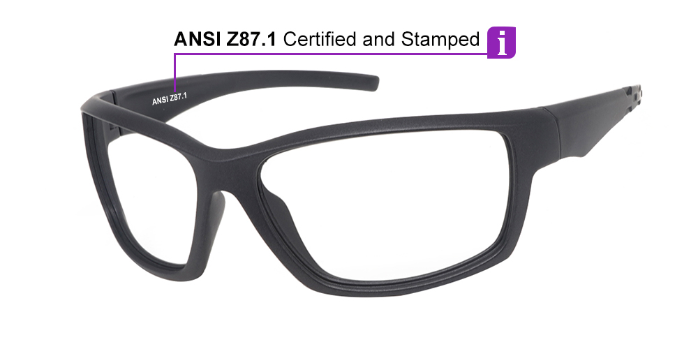 Matrix Hurricane Prescription Safety Glasses -- ANSI Z87.1 Certified -- Spring Hinge - Image 14