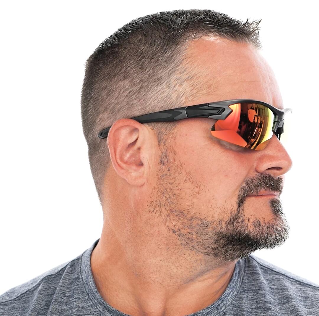 Matrix Marina Prescription Safety Sports Sunglasses - Unisex Rx Sports Discount Sunglasses, Running, Ski and Snowboard, Motorcycle - Image 11