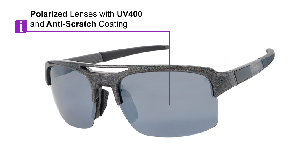 Matrix Cortez Prescription Safety Sports Sunglasses -- Jogging, Cycling and Golfing Glasses - Image 4
