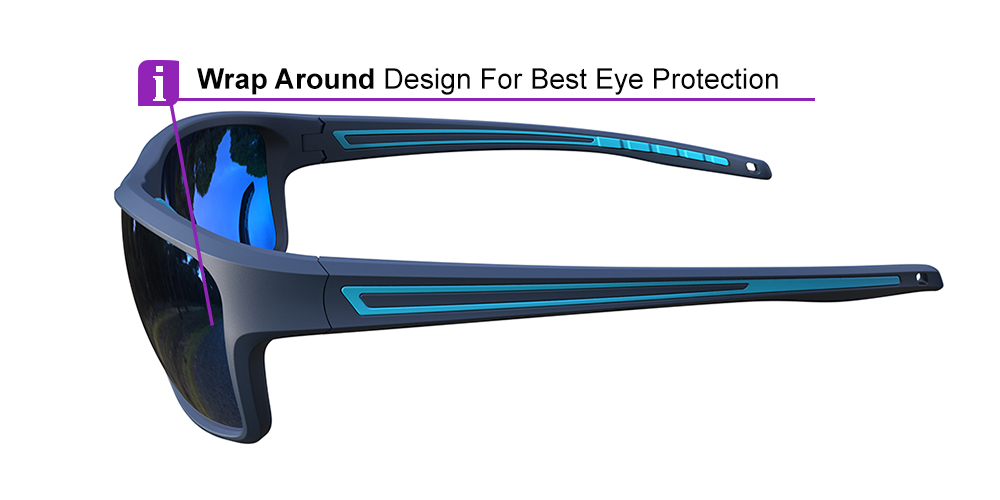Matrix Chinook Prescription Safety Glasses Blue - ANSI Z87.1 Certified - Industrial, Construction and Tactical Glasses - Image 5