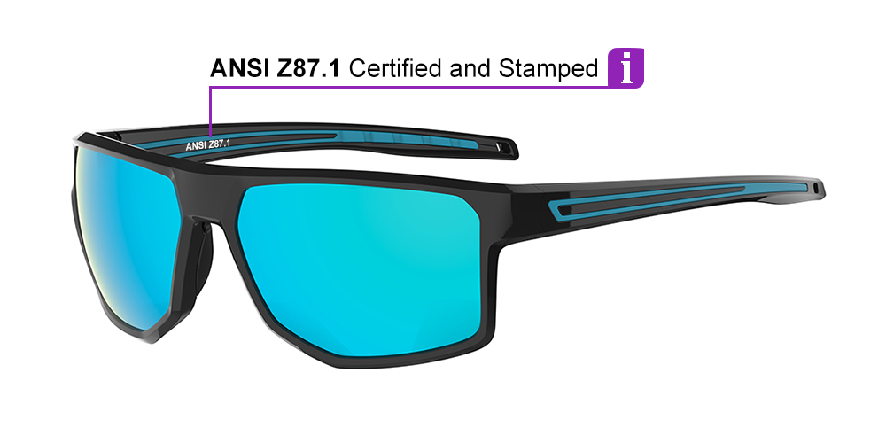 Matrix Victor Prescription Sports Safety Sunglasses Blue For Men and Women - Cycling, Tennis and Baseball Glasses - Image 5
