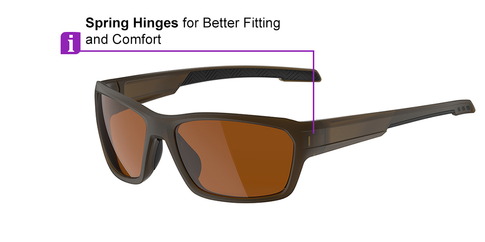 Matrix Ennis Prescription Sports Safety Sunglasses Brown - Cycling, Tennis and Baseball Glasses - Image 8