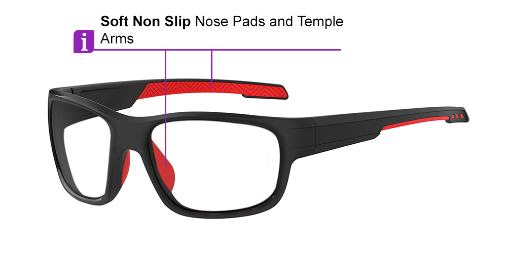 Matrix Anaconda Prescription Safety Glasses Black - ANSI Z87.1 Certified - Construction, Industrial or Tactical Glasses - Image 6