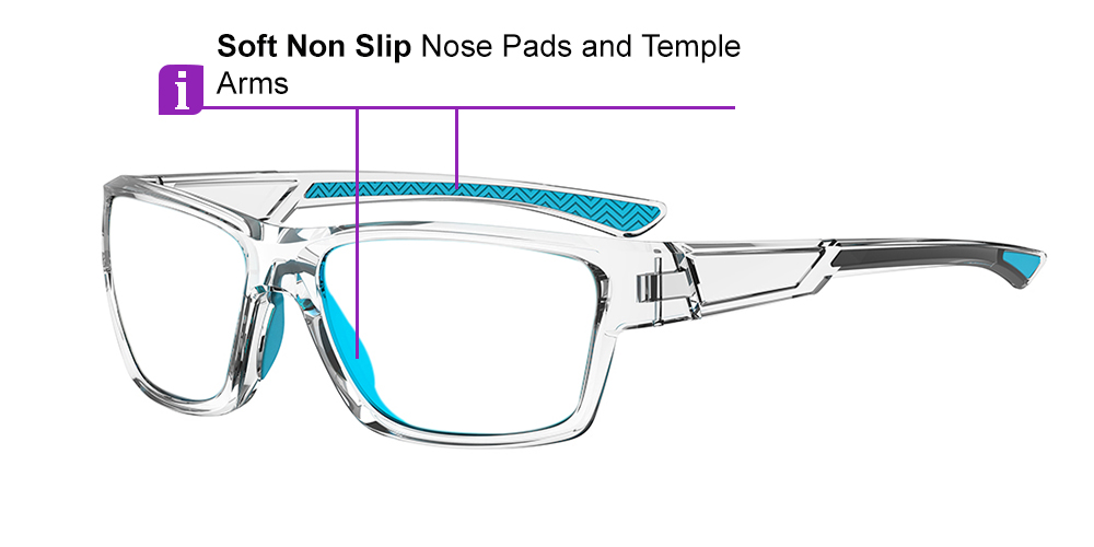 Matrix Marion Prescription Safety Glasses Clear - ANSI Z87.1 Certified - Industrial Construction and Tactical Glasses - Image 6