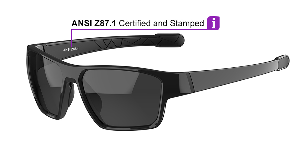 Matrix Shelby Prescription Safety Glasses Black - ANSI Z87.1 Certified - Industrial, Construction and Tactical Glasses - Image 6