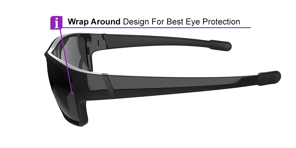 Matrix Shelby Prescription Safety Glasses Black - ANSI Z87.1 Certified - Industrial, Construction and Tactical Glasses - Image 3
