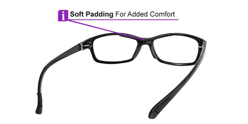 Irwindale Prescription Sports Glasses - Non Slip Temples - Interchangeable Head Strap - Image 4