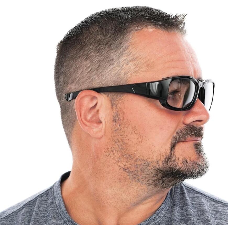 Alberta Black Prescription Sports Goggles - Interchangeable temple arms and headband - Soccer, Basketball, Baseball - Image 11