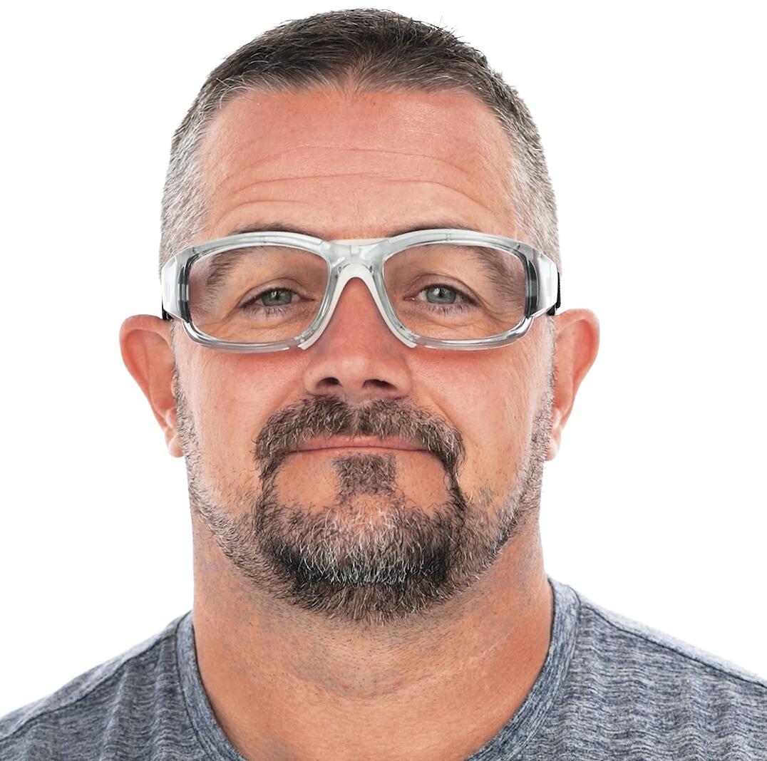 Alberta Clear Prescription Sports Goggles - Interchangeable temple arms and headband - Soccer, Basketball, Baseball - Image 4