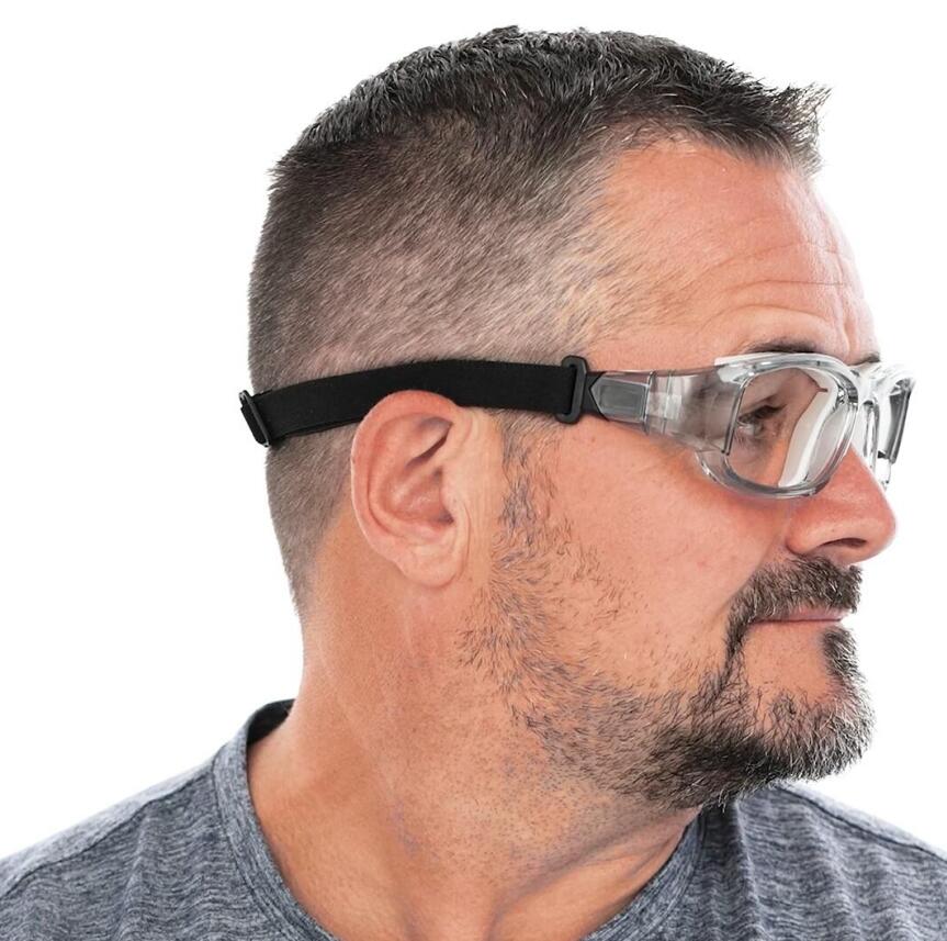 Alberta Clear Prescription Sports Goggles - Interchangeable temple arms and headband - Soccer, Basketball, Baseball - Image 2