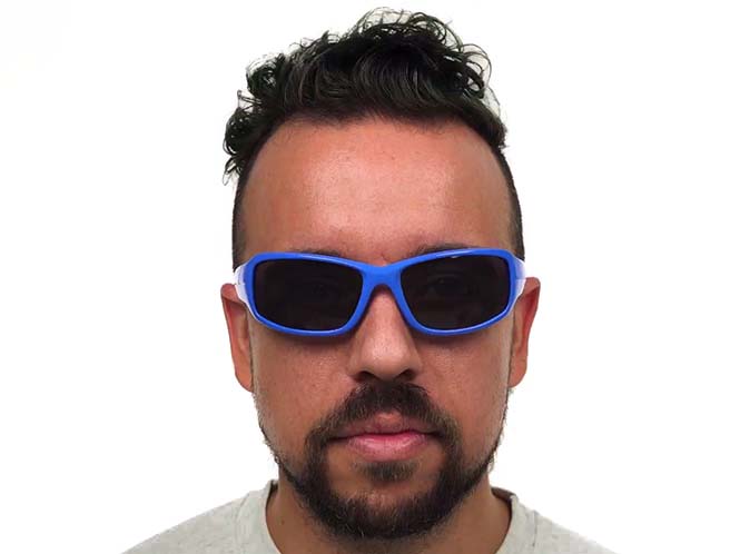 Tacoma Prescription Sports Sunglasses Blue -- ANSI Z87.1 Rated - Image 10