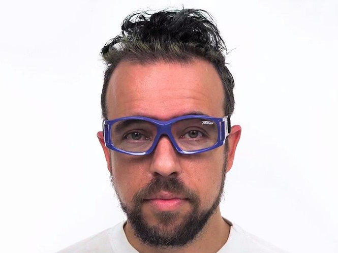 Berkley Rx Baseball Basketball Football Goggle Blue - Unisex Prescription Sports Glasses - Image 6