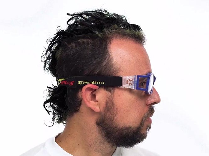 Berkley Rx Baseball Basketball Football Goggle Blue - Unisex Prescription Sports Glasses - Image 3