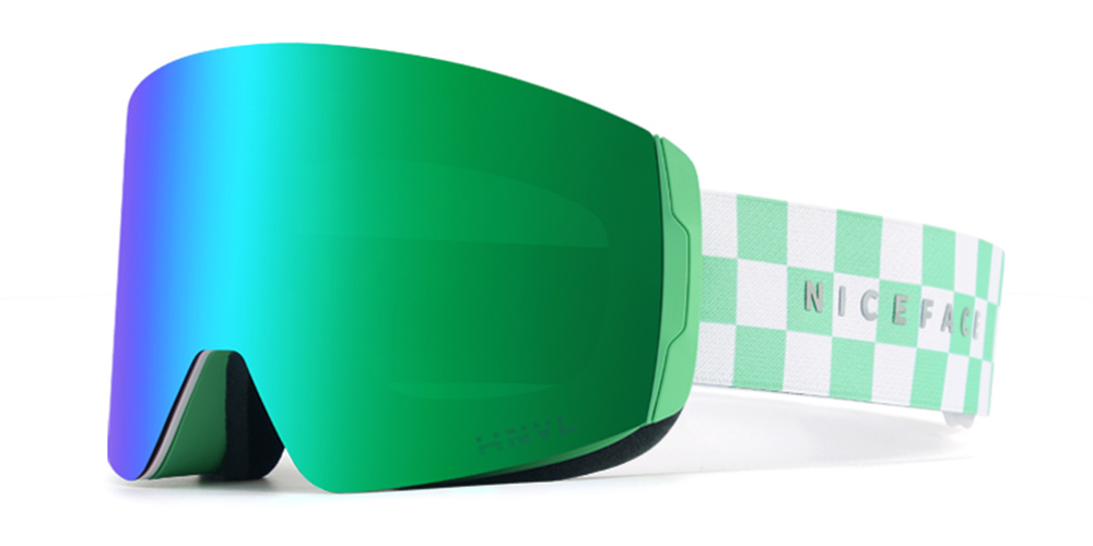 Matrix Anvik Prescription Ski and Snowboard Goggles Green - Dual Layer Anti Fog Lenses - Impact Resistance and UV Blocking Snow Glasses - Image 13
