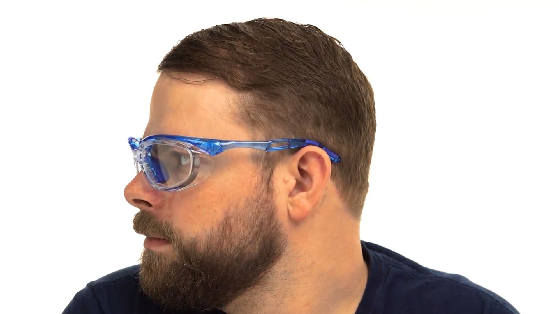Fusion Toledo Prescription Safety Glasses Blue - ANSI Z87.1 Certified Stamped - Image 10