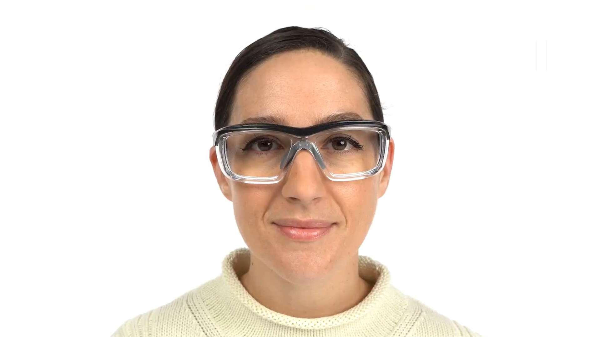 Fusion Omaha Prescription Safety Glasses Grey - - ANSI Z87.1 Certified Stamped - Image 2